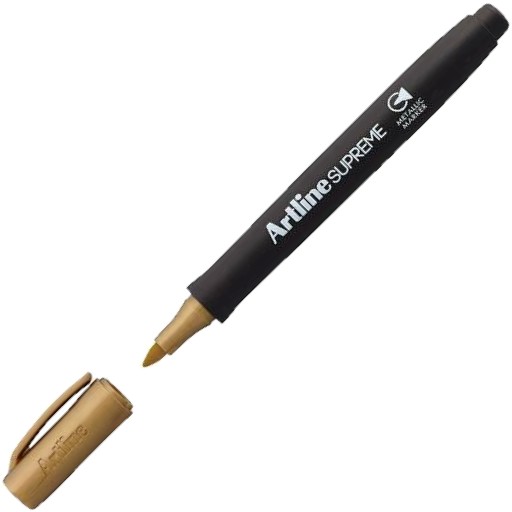 MARKER permanentný dekoratívny popisovač marker Artline supreme 1,0mm ZLATÝ