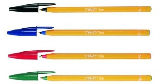 Pero Bic Orange, zelené