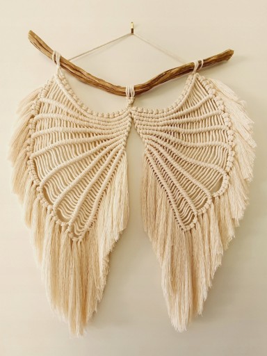Točená bavlnená šnúra Macrame, prírodná, 200 m, 3 mm