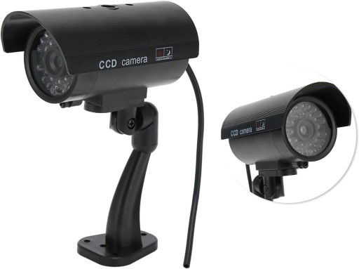 DUMP IR LED MONITOROVACIA KAMERA VONKAJŠIA NÁSTENNÁ KAMERA S BLIKÁKOM LED