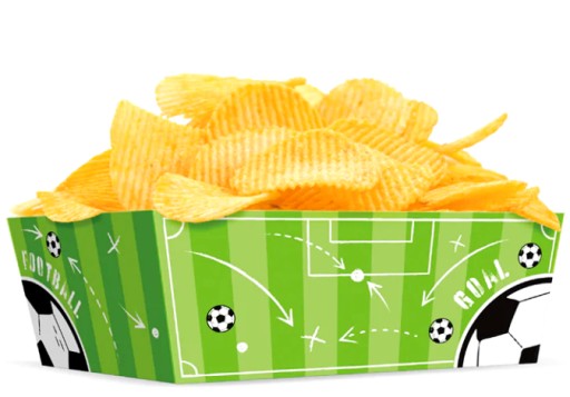 BOXY NA ČIPESKY SLADKOSTI FUTBAL - 3 KS - 0339