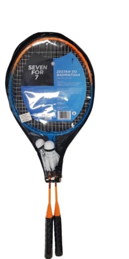 BADMINTONOVÁ súprava Sedem pre 7 2 rakety, 2 loptičky, 4 prvky