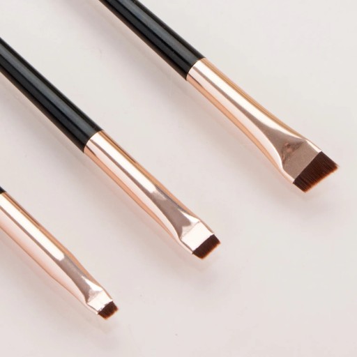 Sada šikmých štetcov na očný make-up, obočie, očné linky a linky Seol hennou