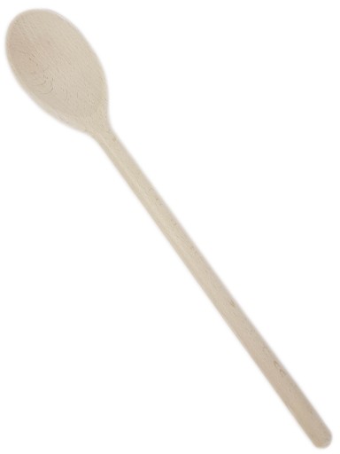 Oválna lyžica, dlhá lyžica, miešadlo, drevo, 60 cm