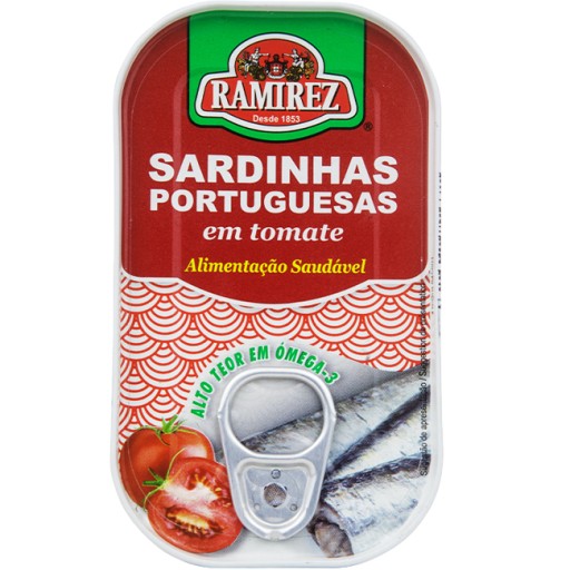Portugalské sardinky v paradajkách Ramirez 125g.