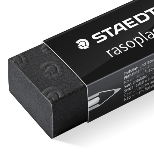 Rasoplastová guma, 65x23x13 mm, čierna, Staedtler