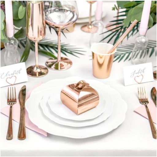 BOXY pre hostí ROSE GOLD premium x10