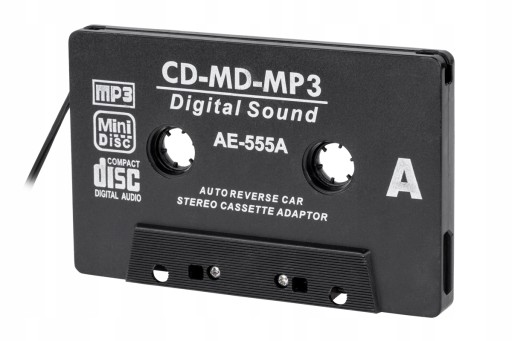 Kazetový adaptér do auta pre rádio AUX Jack