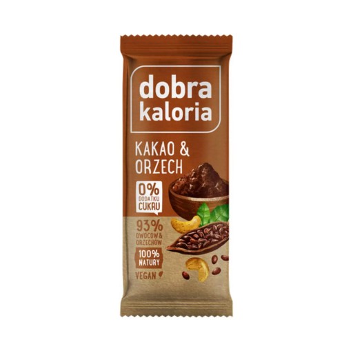 Tyčinka - kakao & orech 35 g Dobrá kalória