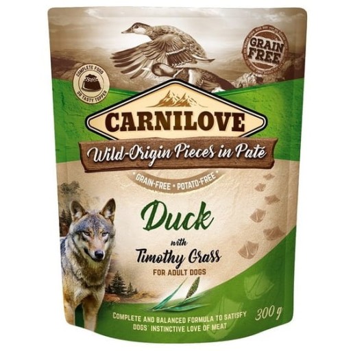 Carnilove Dog Duck and Timothy grass 300g