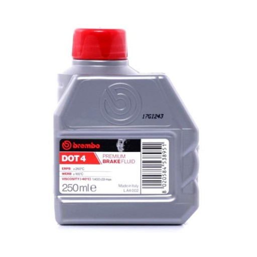 Brzdová kvapalina Brembo Premium DOT 4 250 ml BREMBO