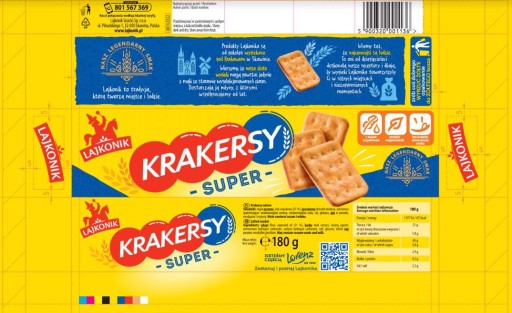 Lajkonik slané krekry 180 g