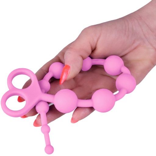 PLÁNO S 10 ANÁLNYMI A VAGINÁLNYMI loptičkami, 34 cm