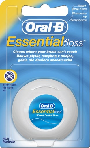 ORALB ESSENTIALFLOSS MINT/WAX NITE