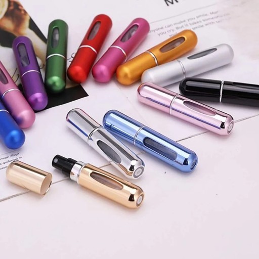 ATOMIZER PARFUME ATOMIZER Fľaštička s dávkovačom parfumov 5 ml zlatá