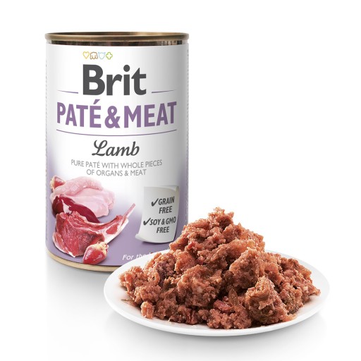 BRIT PAŠTÁTA A MÄSTO JAHNIČNÉ KRMIVO PRE PSA S JAHNIČKOU 400G