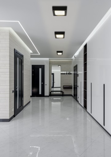 LED stropné svietidlo prisadené na povrch 12W 1200lm 4000K čierny štvorec