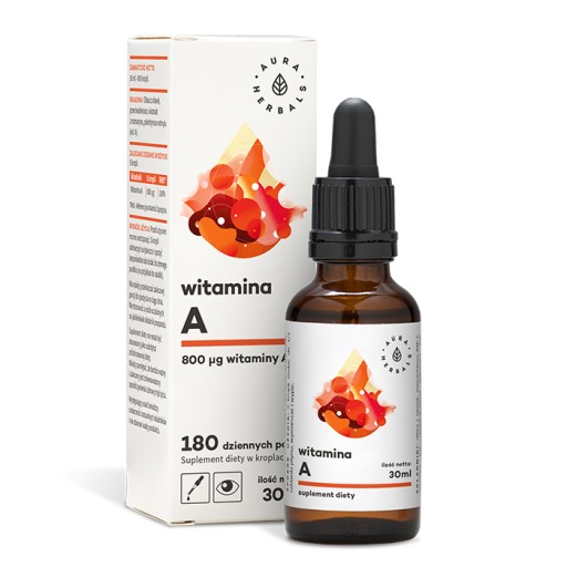 Vitamín A retinol KVAPKY 30ml AURA zrak SKIN