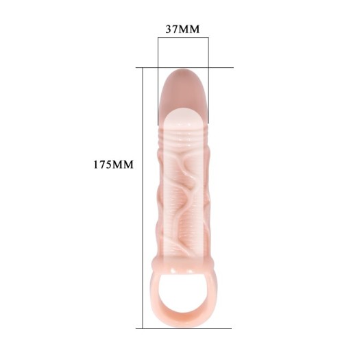 Brayden 13,5 cm LyBaile návlek na penis