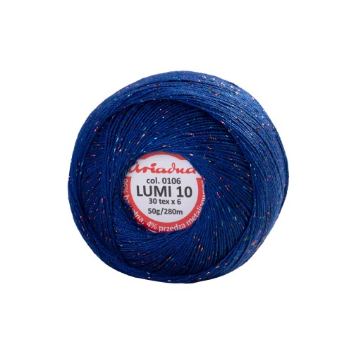Lumi 10 nití 50g Ariadna 0106 METALIZOVANÁ KORUNKA HNEDÁ - NAJVÄČŠÍ VÝBER!