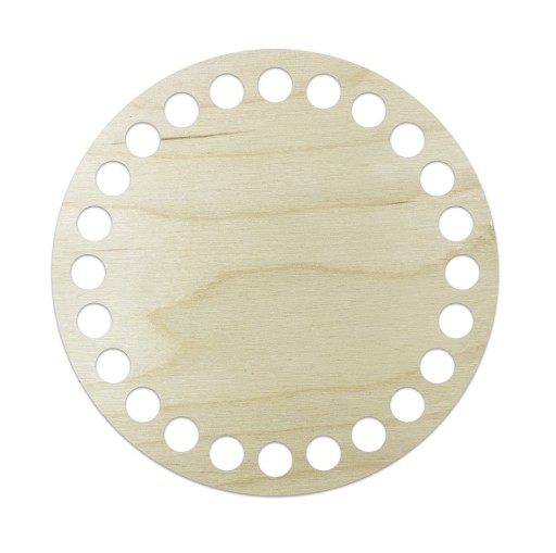 Základňa košíka, kruh, priemer 10cm, 3mm preglejka