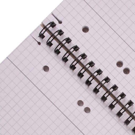 HERLITZ GRAPHED NOTEBOOK A5 80 ŠPIRÁLA VYSOKÁ KVALITA 4 ks