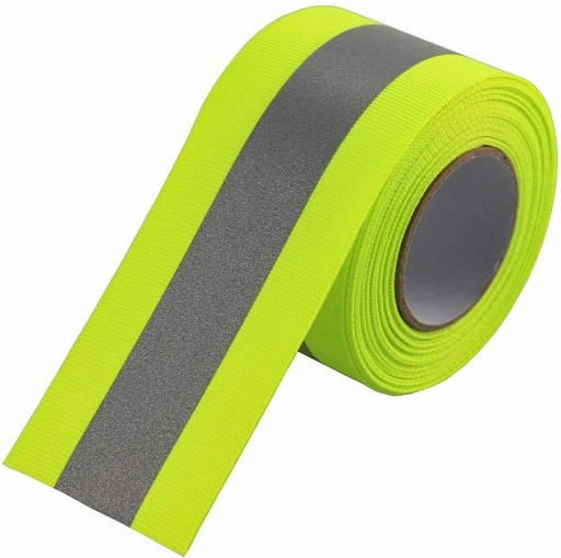 SVETLÁ REFLEXNÁ PÁSKA PÁSKA NAŠIŤ 50MM