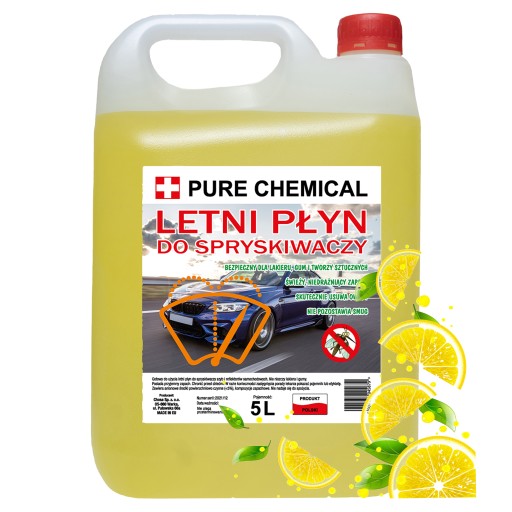 SUMMER FLUID WASHER FLUID 5L citrónová vôňa