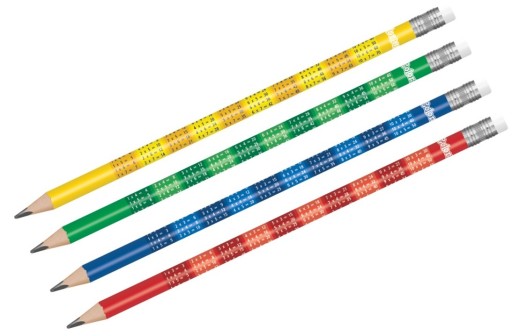CERUHA S MULTIPLIKAČNOU TABUĽKOU s gumou COLORINO škola pre deti B