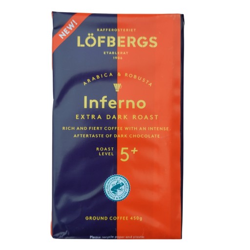Lofbergs Inferno mletá káva 450 g