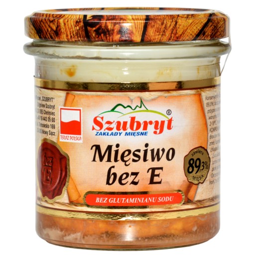Mäso bez E Szubryt 280G