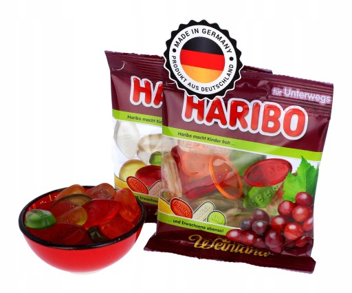 Haribo Weinland Jelly fazuľa 175g