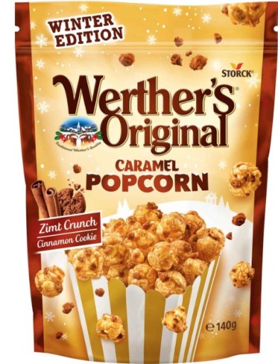 Werther's Winter Edition Karamelový popcorn so škoricou