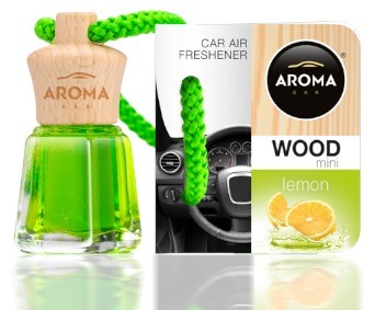 Aróma Drevená fľaša Elegantná vôňa do auta