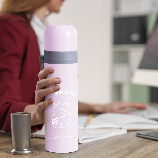 OCEĽOVÁ TERMOSKA VÁKUOVÁ TERMÁLNA FĽAŠA 500ML 0,5L NA KÁVU XXL