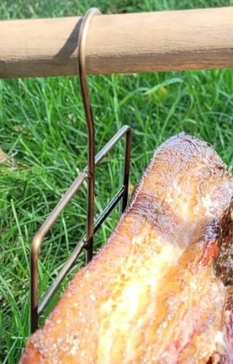 B-303 Nerezový udiarenský hák na slaninu, rebierka, masť, filé