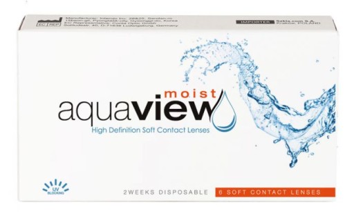 Šošovky AquaView Moist 2 týždne 1 ks + zdarma