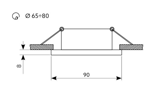 Sklenený držiak halogénovej žiarovky pre LED, 230V GU10