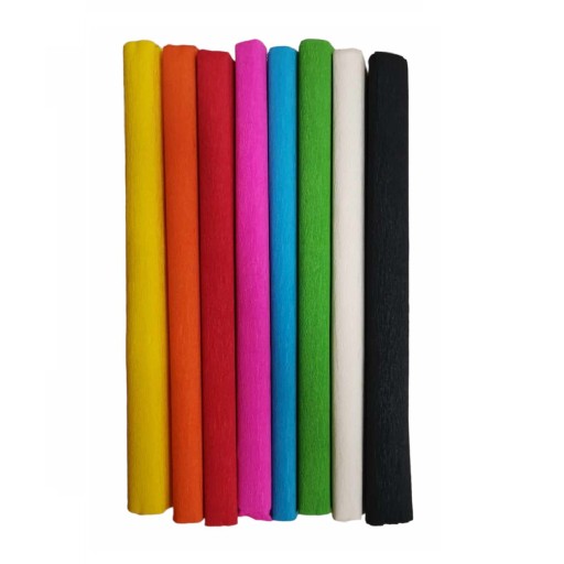 CRIPPED hodvábny papier 8 farieb Happy Color