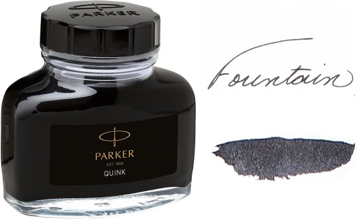 Fľaša s atramentom Parker Quink | Čierna | 57 ml
