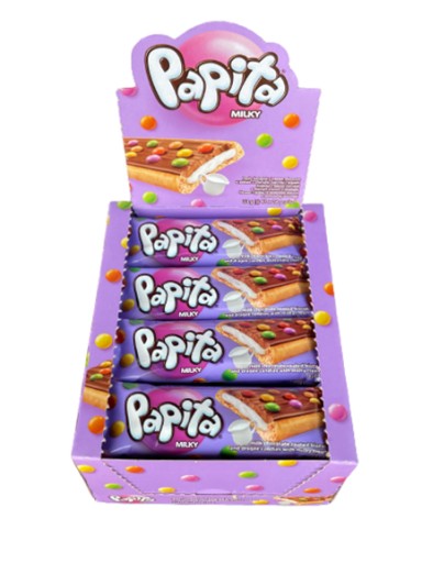 Papita MILK tyčinka s lentilki Solen 33g