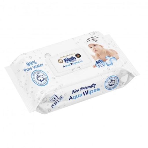 Aqua Wipes Fresh Baby obrúsky 60 ks.
