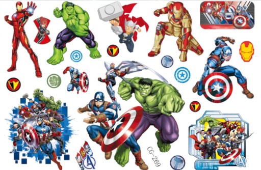 Umývateľné tetovanie pre deti AVENGERS CG269