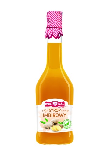 Zázvorový sirup Polska Róża s NFC 500 ml