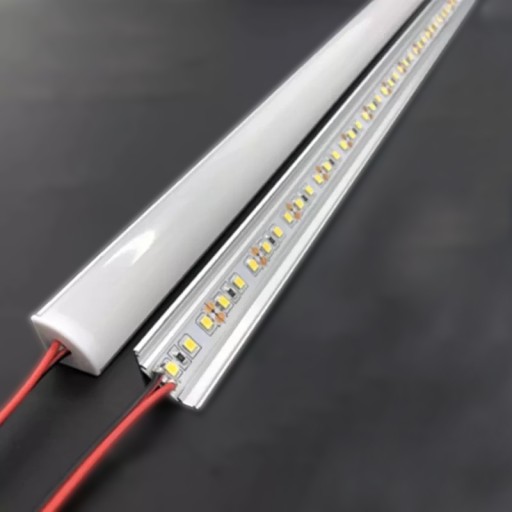 LED nábytkový pás hliníkové uhlové svietidlo 100cm 12V STUDENÁ BIELA