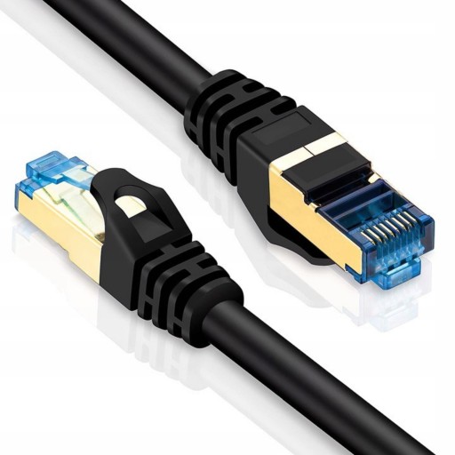 LAN KÁBEL ZLATÁ MEĎ + SFTP CAT7 1,5 M Patchcord RJ45 7 ETHERNET