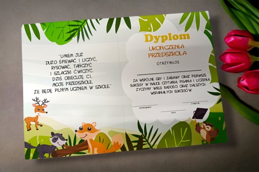 Diplom o ukončení materskej školy, SKLÁDACÍ