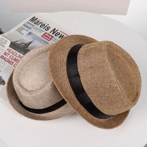 LETNÁ ČIAPKA FEDORA so stuhou na plážové mesto letné unisex RÔZNE FARBY