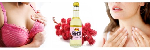 Obklady na rakovinové nádory, hrčky v prsníku, cysty, ricínový olej 250ml