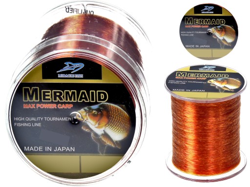 MERMAID CARP LINE 0,22 MM 11 kg 500 m POTÁPAJÚCE KRMÍTKO ZEM.